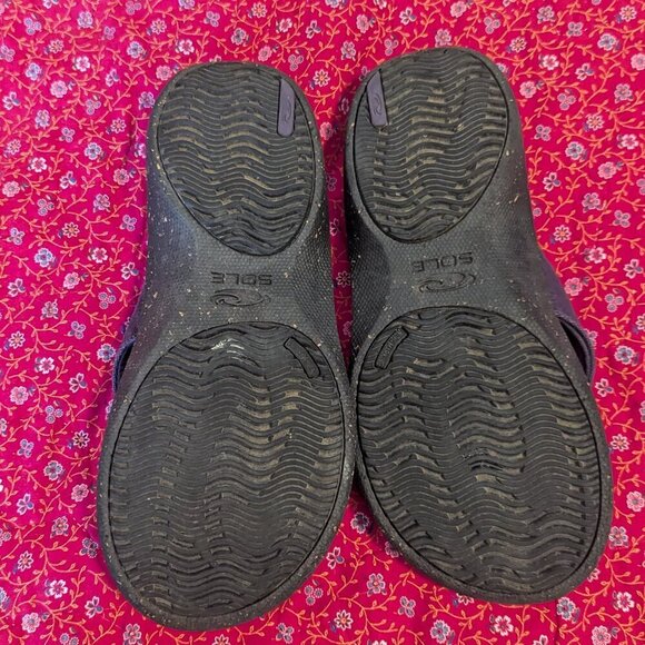 SOLE Cork Flip Flop Insole Arch Support Sandal Purple Orthotic Size 7 - Picture 5 of 7